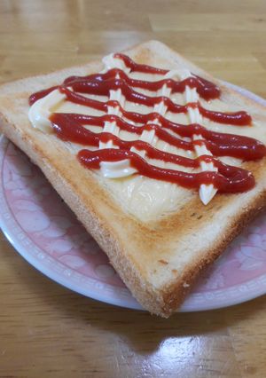 マヨケチャチーズトースト-レシピのメイン写真