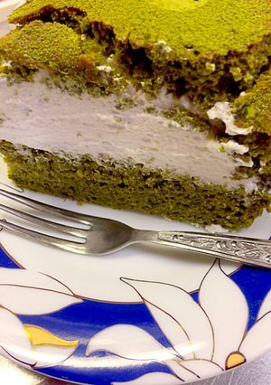 簡単なフワフワ抹茶ケーキ-レシピのメイン写真