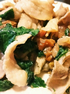 豚肉と大葉の梅肉炒め-レシピのメイン写真