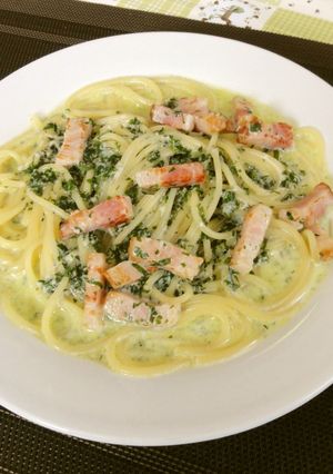 大葉のクリームパスタ-レシピのメイン写真