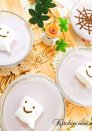 ハロウィンに簡単、マシュマロおばけちゃん-レシピのメイン写真
