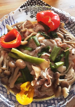 簡単蒸し豚&冷蔵庫にある野菜-レシピのメイン写真