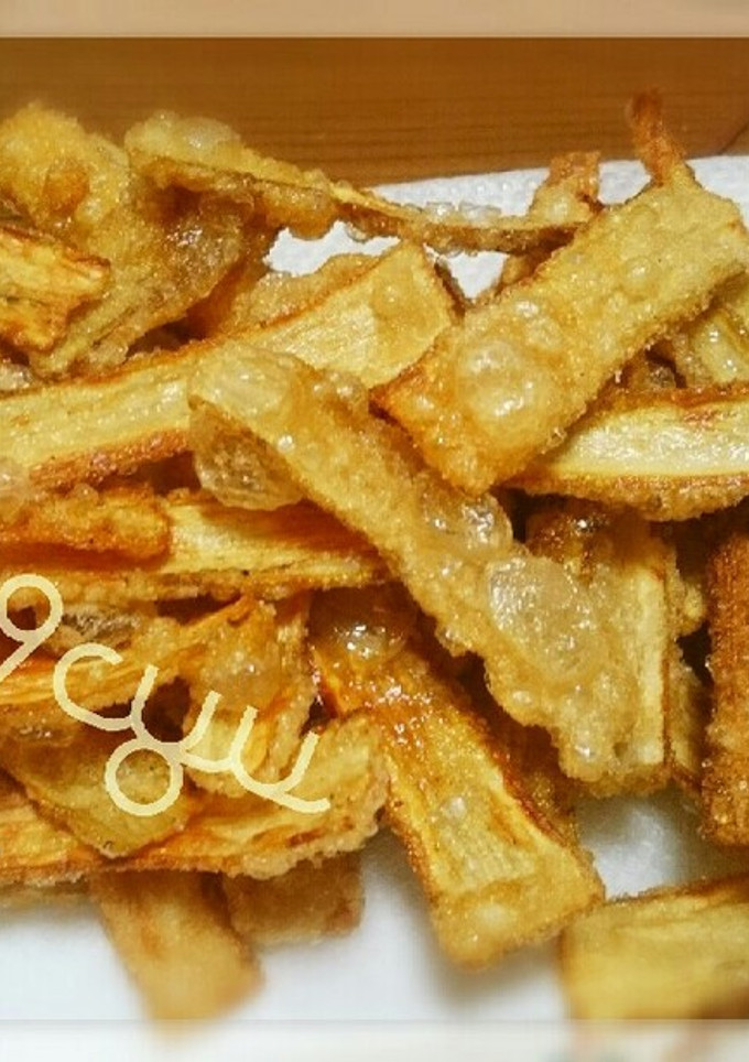 お母はんの ゴボウ薄々から揚げ-レシピのメイン写真