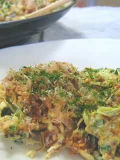 野菜炒めをお好み焼きっぽく・・・-レシピのメイン写真