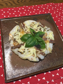 餅アンチョビピザ-レシピのメイン写真