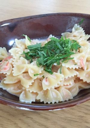 たらこと桜エビのクリームパスタ-レシピのメイン写真