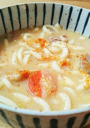 豚汁リメイク☆煮込みうどん-レシピのメイン写真