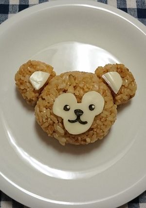 ダッフィーおにぎり-レシピのメイン写真