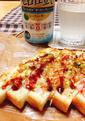 お好み焼き風トースト-レシピのメイン写真