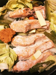 鮭のちゃんちゃん焼き-レシピのメイン写真