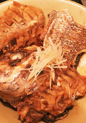 お寿司屋さんの深みのある上品な鯛のあら煮-レシピのメイン写真