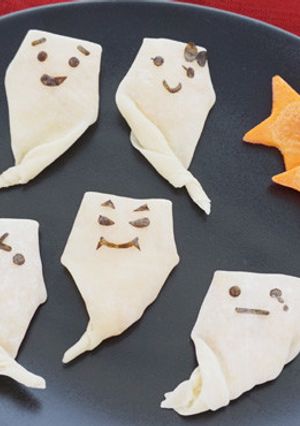 ハロウィン♪おばけ餃子-レシピのメイン写真