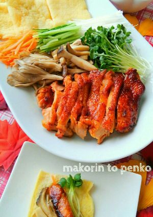 きのことたっぷり野菜の油揚げ北京ダック-レシピのメイン写真