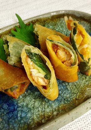 とろ〜りチーズのタッカルビ春巻!-レシピのメイン写真