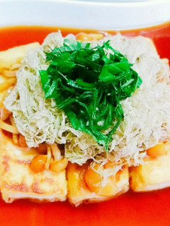 豆腐ステーキなめとろのせ-レシピのメイン写真