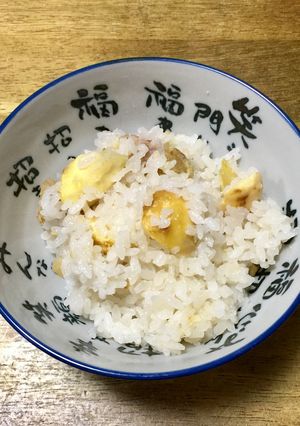 秋の味覚 栗ごはん-レシピのメイン写真