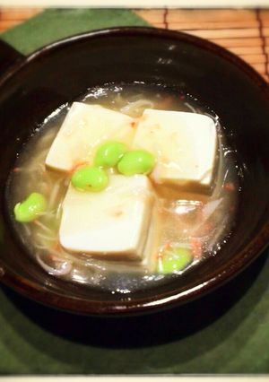 ぷるぷる☆温奴のカニカマ中華あんかけ-レシピのメイン写真