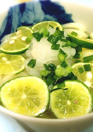 すっぱうま！すだちうどん-レシピのメイン写真