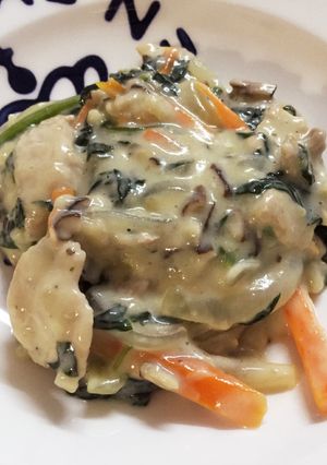 豚肉と野菜のクリーム煮-レシピのメイン写真