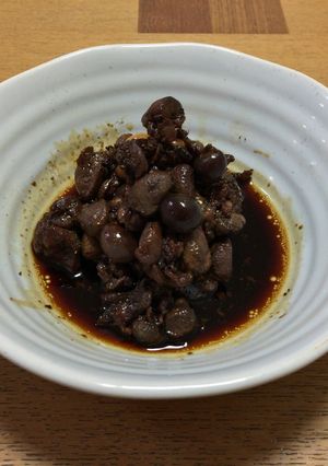 背肝の甘辛煮-レシピのメイン写真
