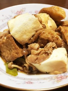 おでん種でカサ増しすき焼き風-レシピのメイン写真