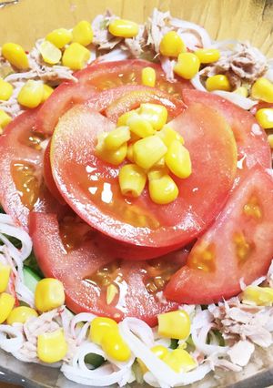 中華麺サラダ-レシピのメイン写真