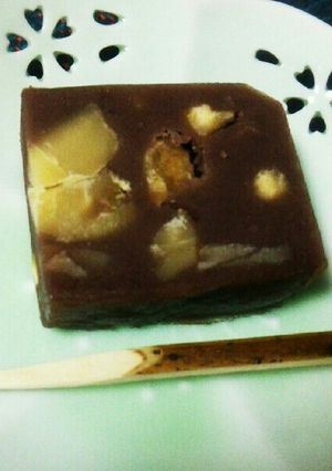 栗蒸し羊羹。 毎年このレシピです♪-レシピのメイン写真