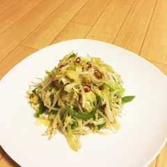 รูปของ 節約！！もやし ペペロンチーノ風野菜炒め
