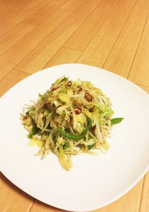 節約！！もやし ペペロンチーノ風野菜炒め-レシピのメイン写真
