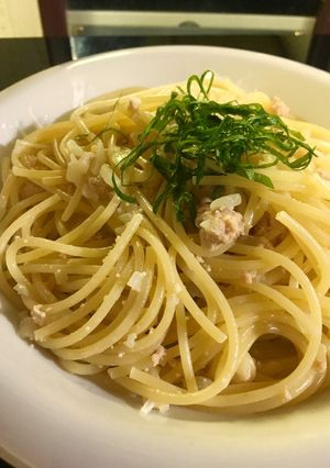バリラスパゲッティ☆さけたらこクリーム-レシピのメイン写真