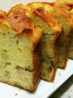 秋☆さつまいもとりんごのパウンドケーキ-レシピのメイン写真