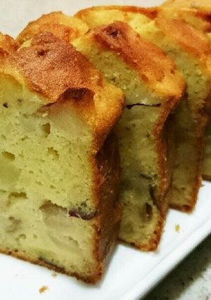 秋☆さつまいもとりんごのパウンドケーキ-レシピのメイン写真
