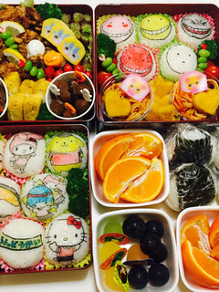 キャラ弁サンリオ★コロセンセー運動会弁当-レシピのメイン写真