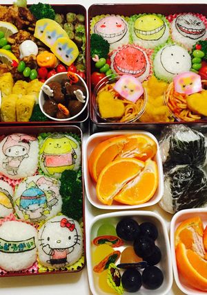 キャラ弁サンリオ★コロセンセー運動会弁当-レシピのメイン写真