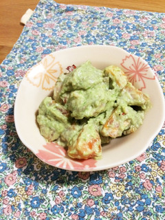 柿とアボカドのサラダ-レシピのメイン写真