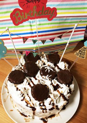 簡単すぎる！誕生日ケーキ-レシピのメイン写真