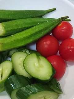 オクラとミニトマトのぬか漬け-レシピのメイン写真