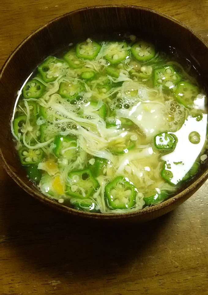 おくらのとろとろすまし汁-レシピのメイン写真
