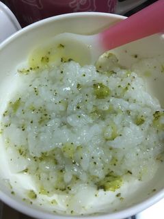離乳食☆中期 ブロッコリー粥-レシピのメイン写真
