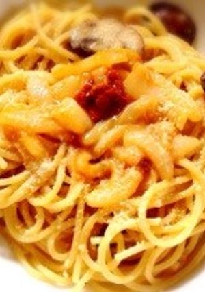 手軽に本格イカうにクリーパスタ-レシピのメイン写真