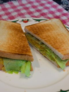 ひよこ豆のカレー☆トースト・サンド-レシピのメイン写真