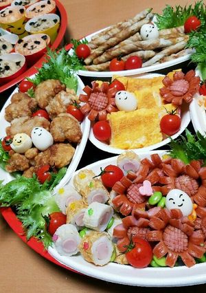 運動会 お弁当 2016 おかず パンダ-レシピのメイン写真
