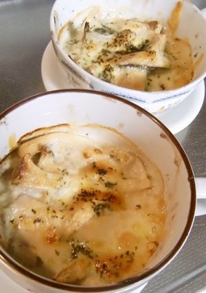 エリンギとシイタケで作る、超簡単グラタン-レシピのメイン写真