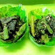 *冷凍のままほうれん草のナムル*