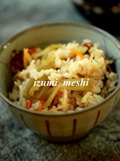 ふきの炊き込みご飯-レシピのメイン写真