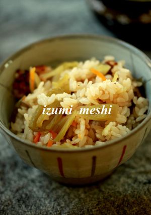 ふきの炊き込みご飯-レシピのメイン写真