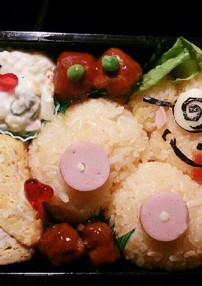 ちょっとだけょ～♪加トちゃんキャラ弁♪-レシピのメイン写真