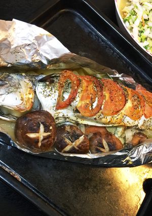 パーティに☆丸ごとサバのホイル焼き-レシピのメイン写真