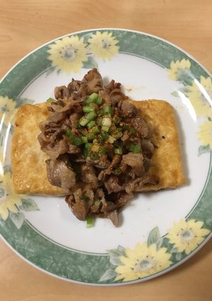 豆腐ステーキ~豚肉のせ-レシピのメイン写真