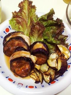 胸肉で☆揚げない茄子のはさみ揚げ!-レシピのメイン写真